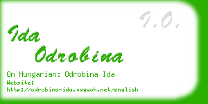 ida odrobina business card